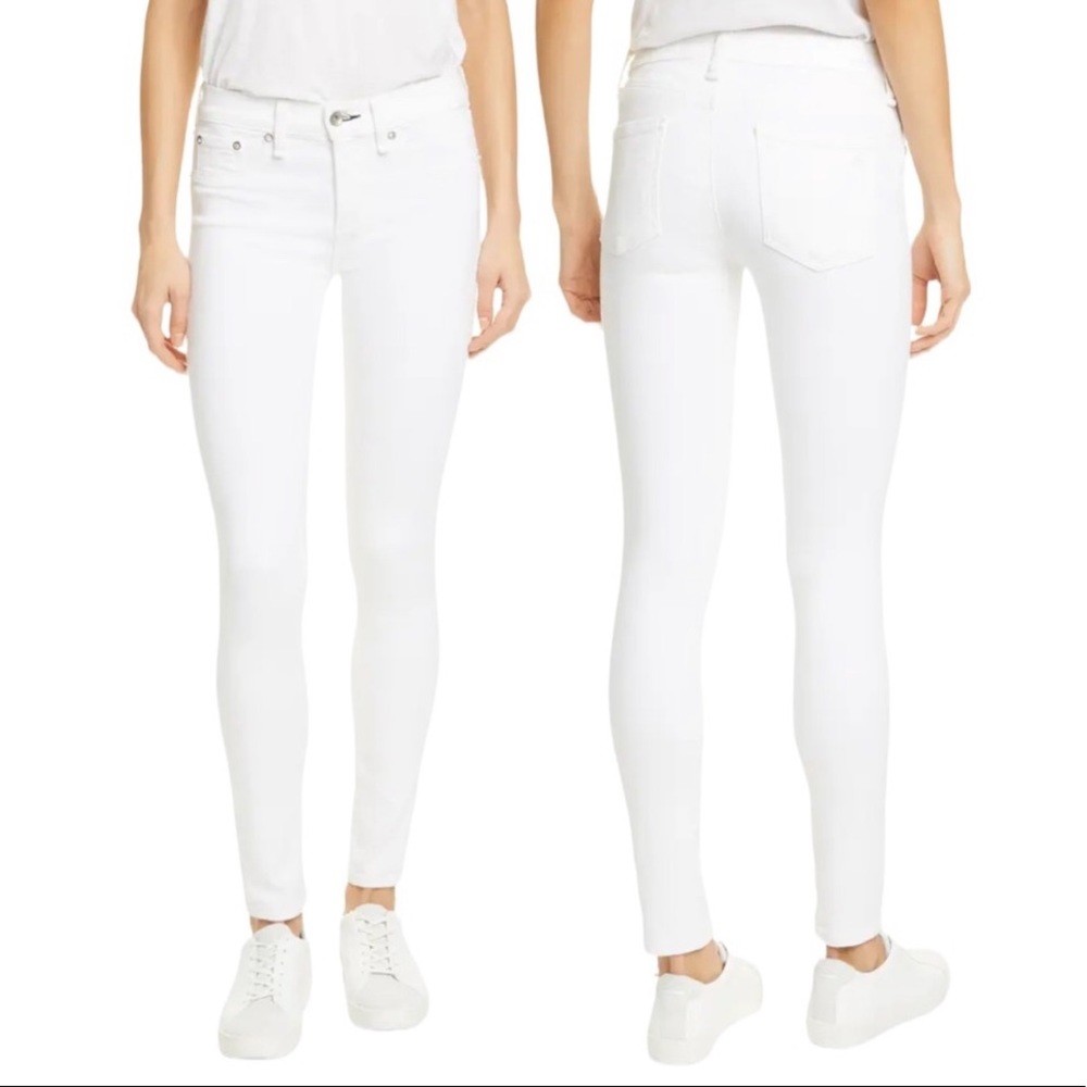 Rag & Bone White Skinny Jeans